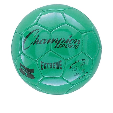 Champion Sports 5 Size Extreme Series Soccer Ball - Green CHSEX5GN